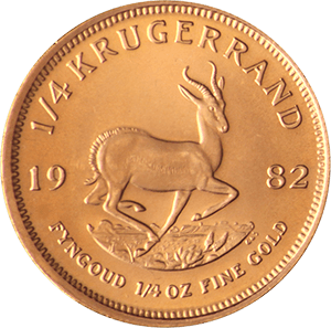 1/4 Oz Gold Krugerrand Coin (Best Value)