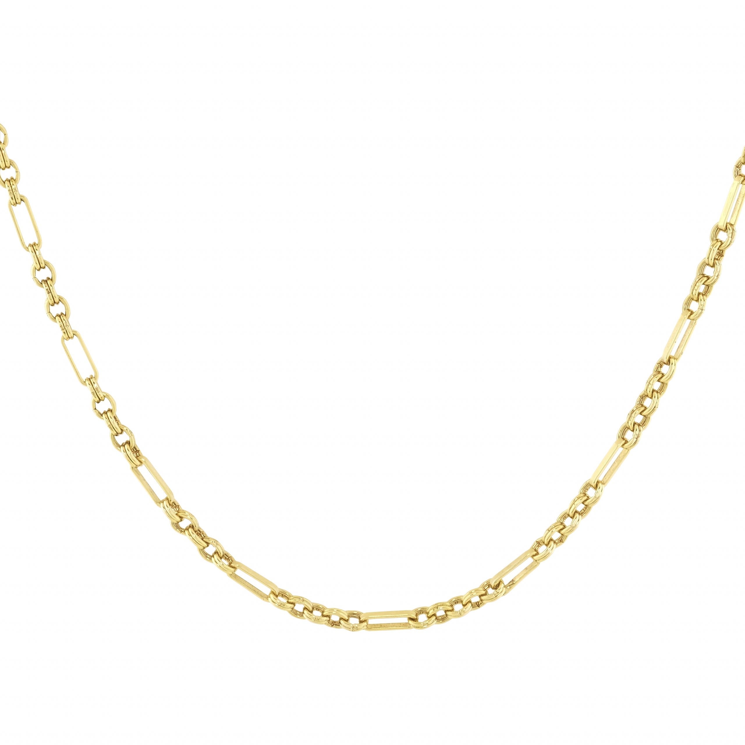 9ct Yellow Gold Children's Gypsy Link Chain 16" 2.7mm