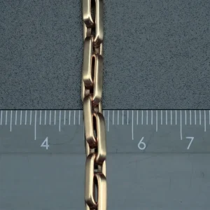 9ct Yellow Gold Fancy Box Link Chain 20.5″ 4.5mm