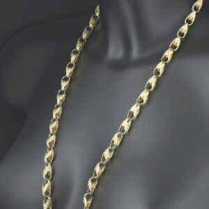 9ct Yellow Gold Tulip Chain 30&#8243; 8mm
