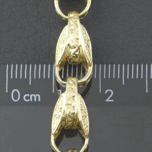 9ct Yellow Gold Tulip Chain 30&#8243; 8mm