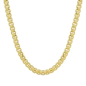 9ct Yellow Gold Roller Ball Chain 20.5″ 6mm