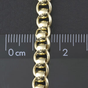 9ct Yellow Gold Roller Ball Chain 20.5″ 6mm