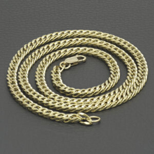 9ct Yellow Gold Curb Chain 24&#8243; 5mm