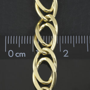 9ct Yellow Gold Double Fancy Link Chain 28.5&#8243; 8.5mm