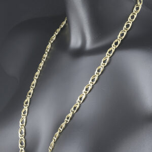 9ct Yellow Gold Double Fancy Link Chain 28.5&#8243; 8.5mm