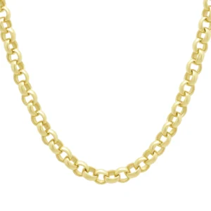 9ct Yellow Gold Belcher Chain 27.5″ 6mm