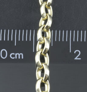 9ct Yellow Gold Belcher Chain 26&#8243; 4mm