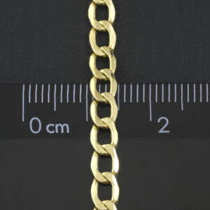 9ct Yellow Gold Curb Chain 22&#8221; 4.5mm