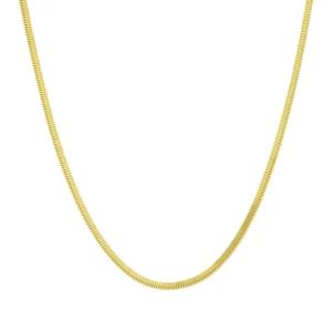 9ct Yellow Gold Snake Chain 18″ 2mm
