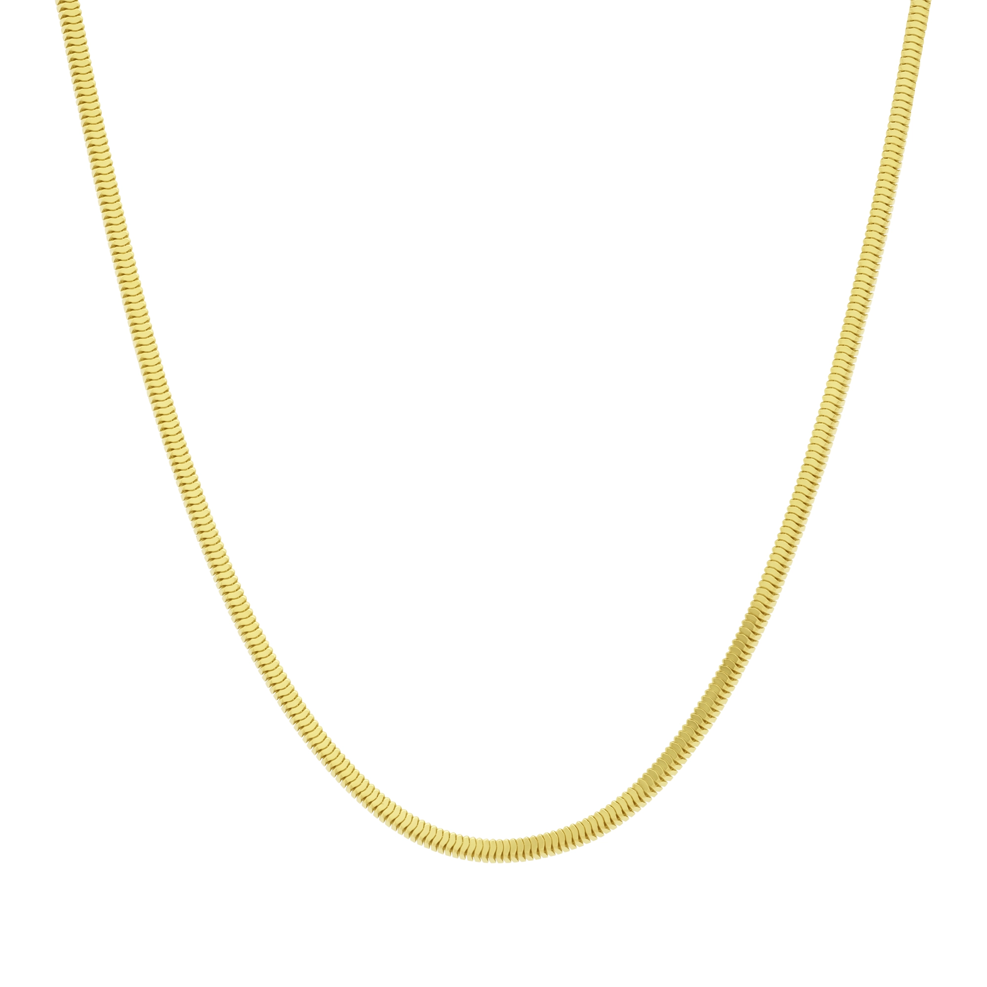 9ct Yellow Gold Snake Chain 18" 2mm