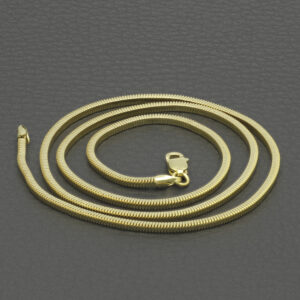 9ct Yellow Gold Snake Chain 18&#8243; 2mm