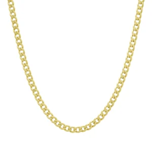 9ct Yellow Gold Curb Chain 21.25″ 3.5mm