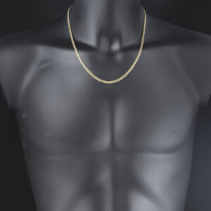 9ct Yellow Gold Curb Chain 21.25″ 3.5mm