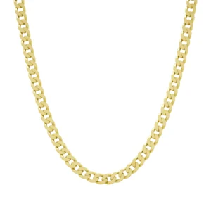 9ct Yellow Gold Curb Chain 20.5″ 4.5mm