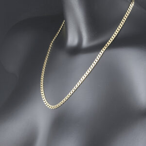 9ct Yellow Gold Curb Chain 20.5″ 4.5mm