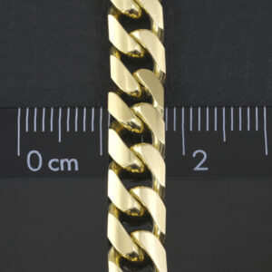 9ct Yellow Gold Curb Chain 20.5″ 7mm