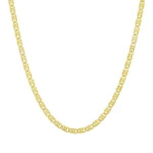 9ct Yellow Gold Fancy Link Chain 17.5″ 3mm