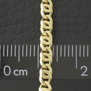9ct Yellow Gold Fancy Link Chain 17.5″ 3mm