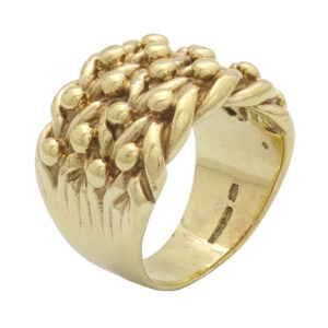 9ct Yellow Gold Keeper Ring
