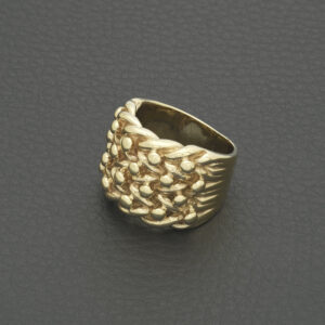 9ct Yellow Gold Keeper Ring
