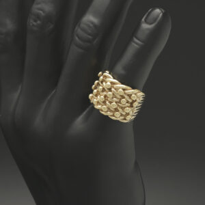 9ct Yellow Gold Keeper Ring
