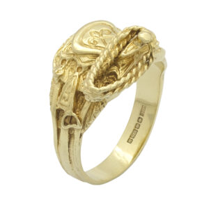 9ct Yellow Gold Saddle Ring