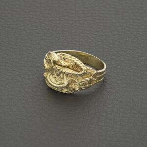 9ct Yellow Gold Saddle Ring