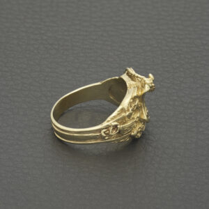 9ct Yellow Gold Saddle Ring