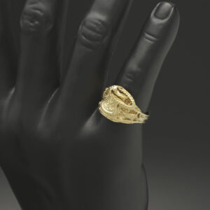 9ct Yellow Gold Saddle Ring