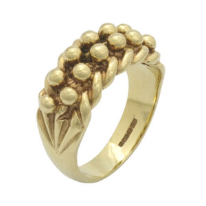 9ct Yellow Gold Keeper Ring