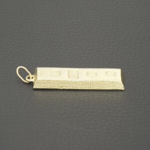 9ct Yellow Gold Ingot Pendant