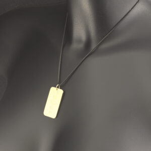 9ct Yellow Gold Ingot Pendant