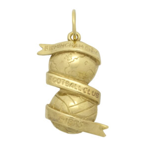 9ct Yellow Gold Football Pendant