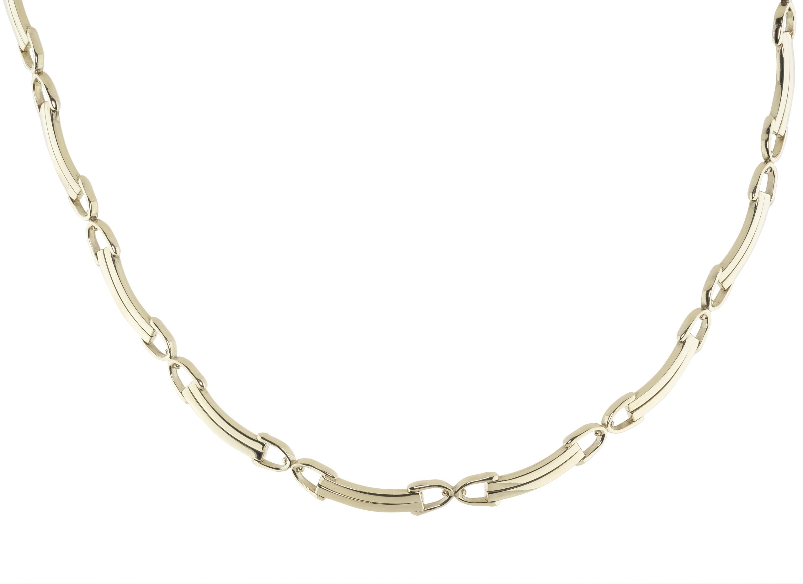 9ct Yellow Gold Collar Necklace 14.5" 4.0mm