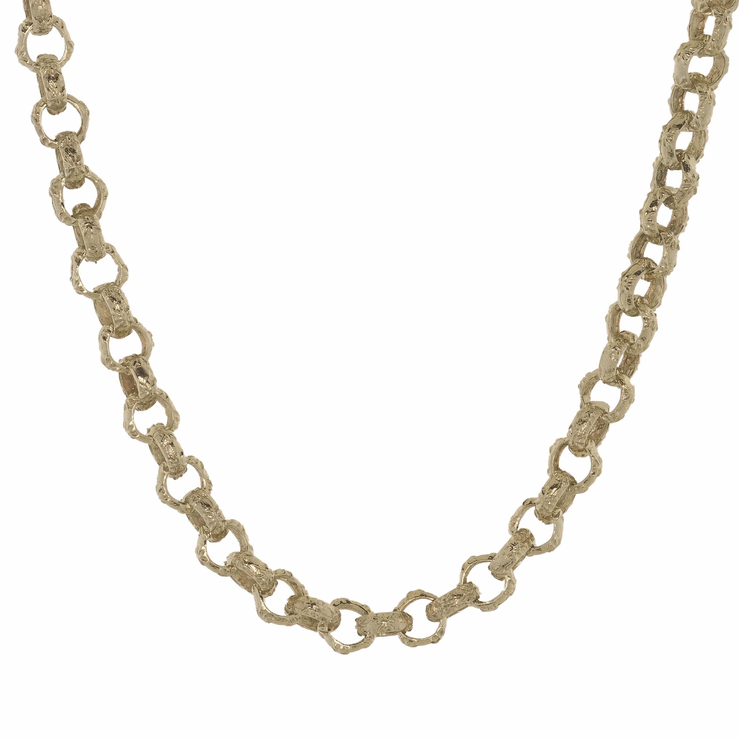9ct Yellow Gold Belcher Chain 30" 9mm