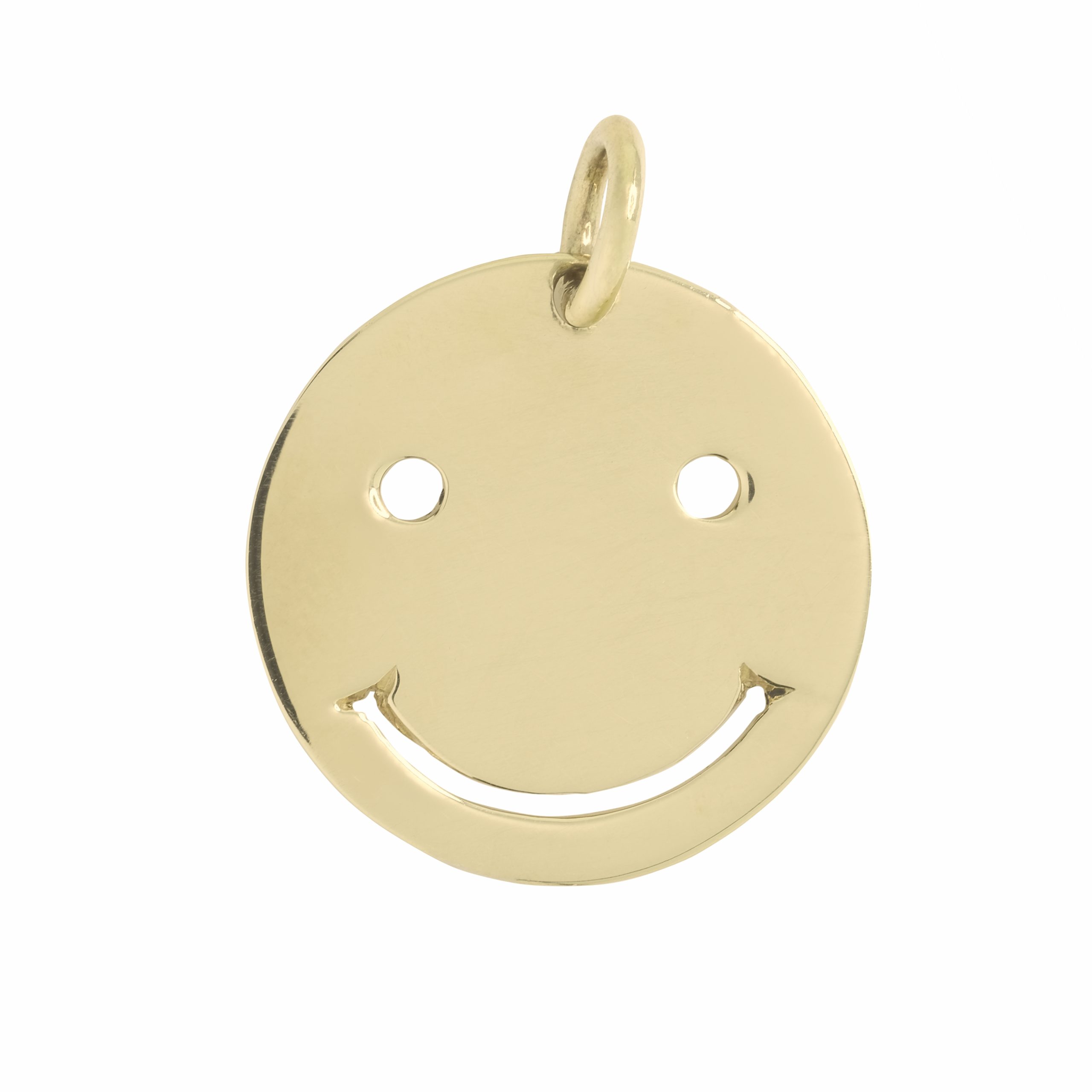 9ct Yellow Gold Smiley Pendant