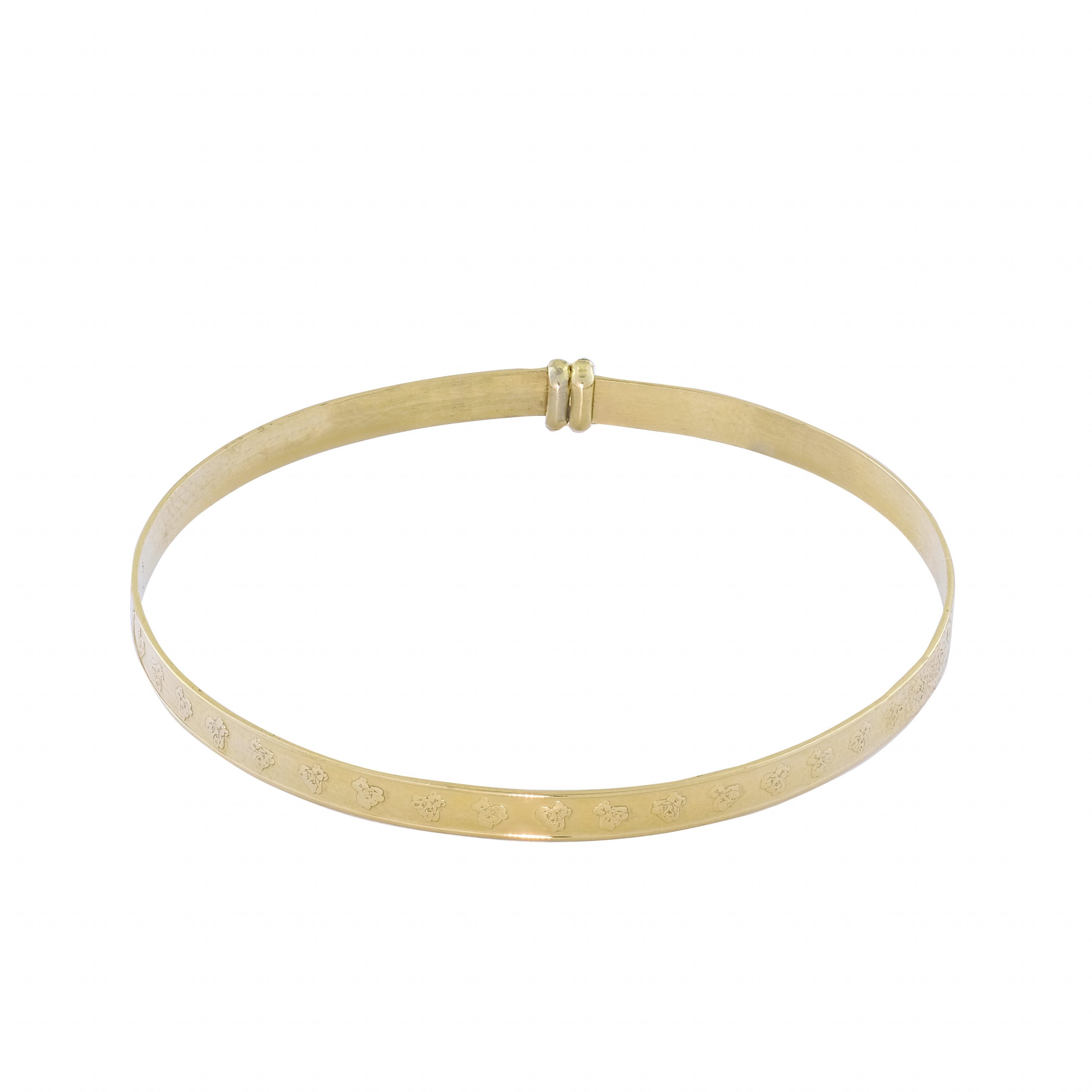 9ct Yellow Gold Newborn Bangle