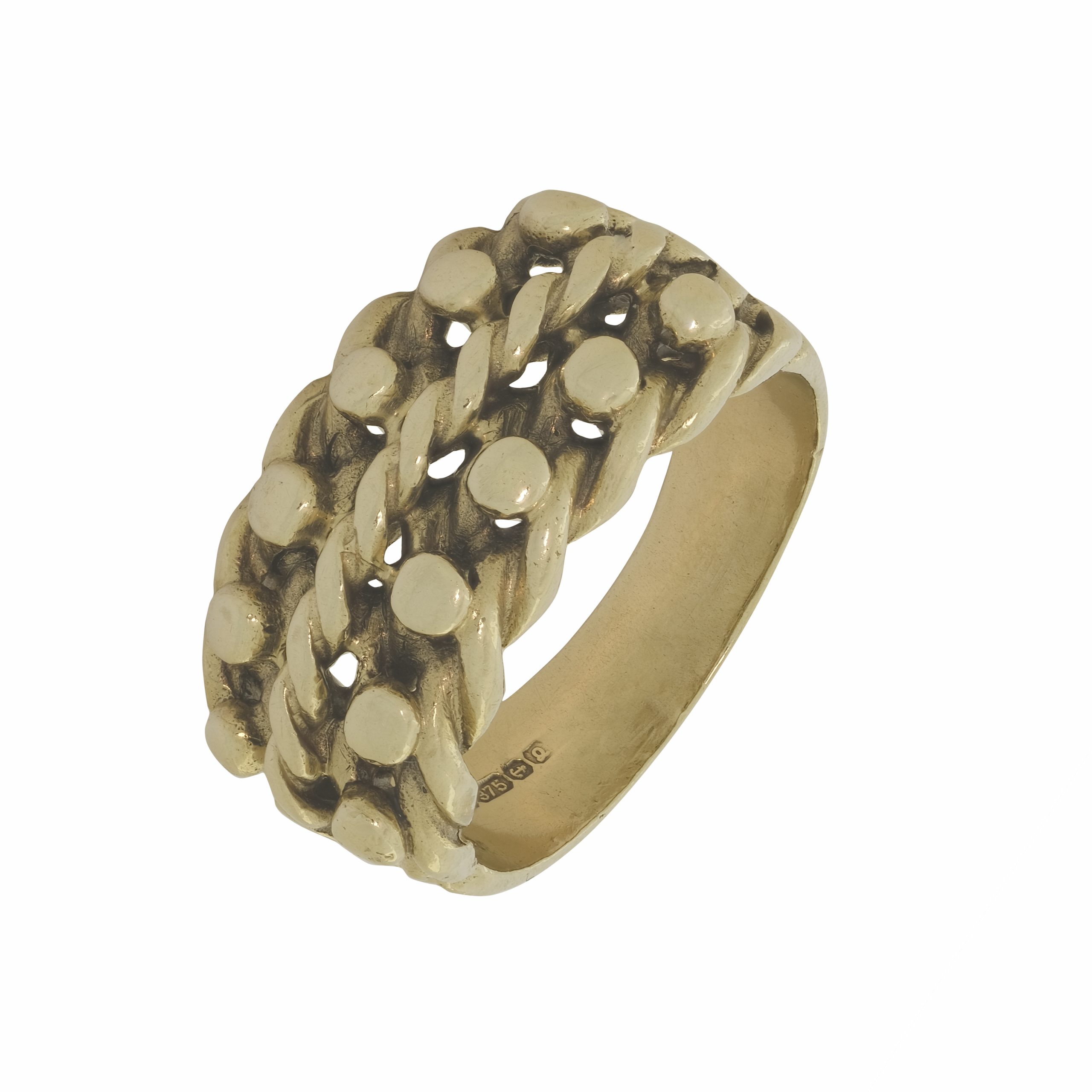 9ct Yellow Gold Keeper Ring