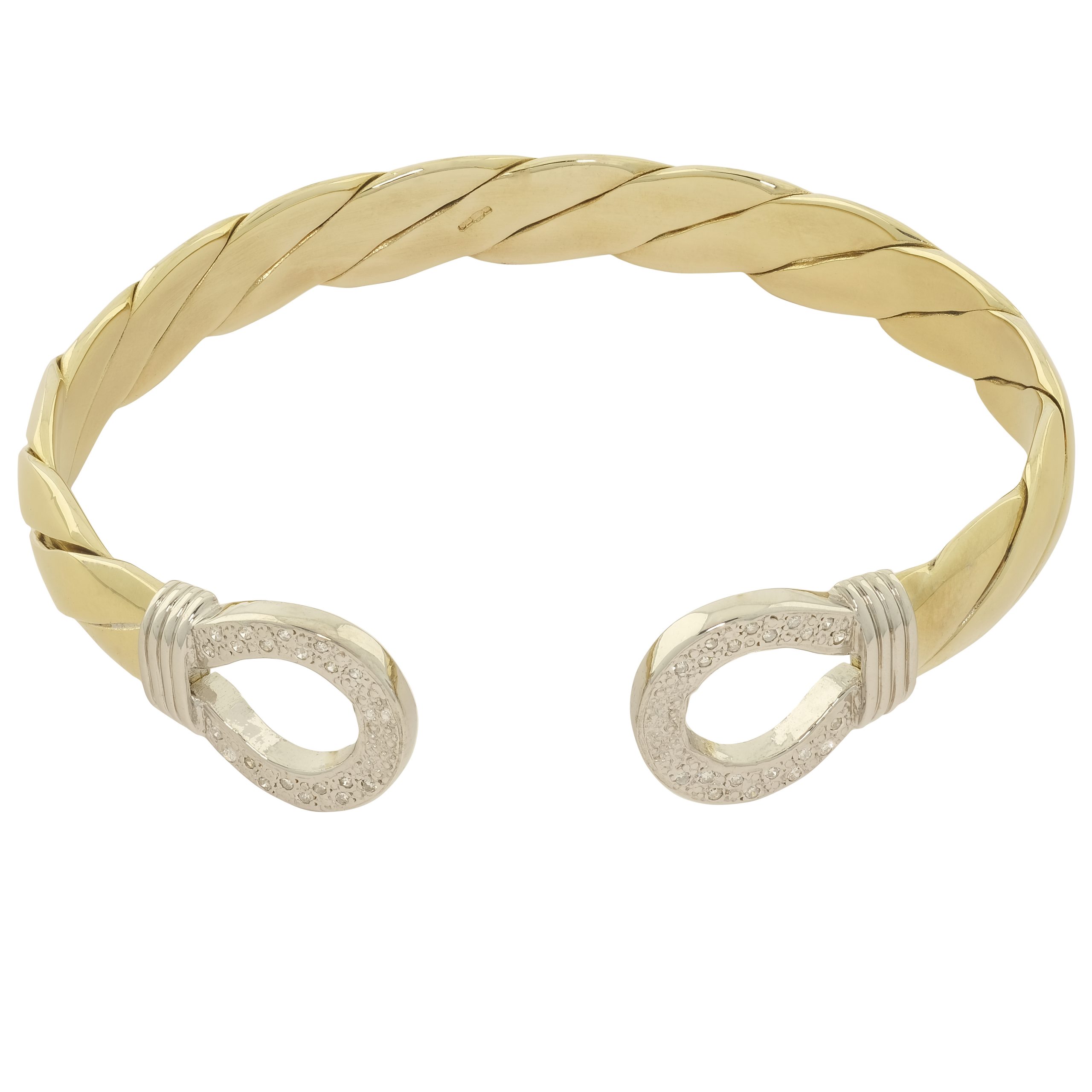 9ct Yellow Gold Loop Bangle