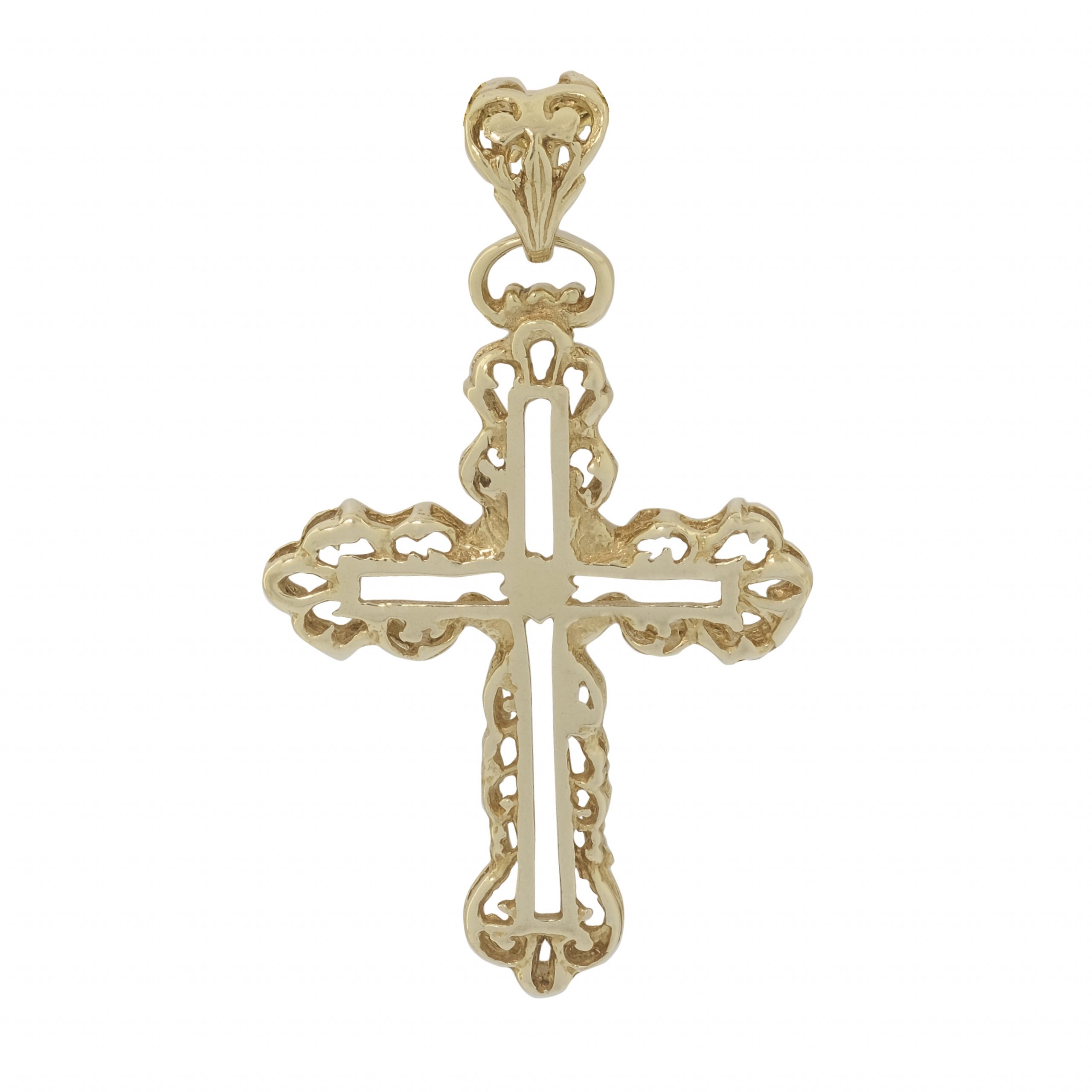 9ct Yellow Gold Cross Pendant