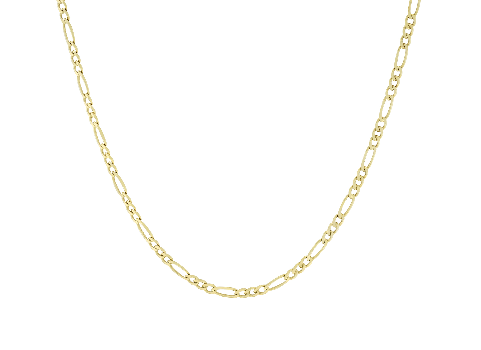 9ct Yellow Gold Figaro Chain 20″ 3mm