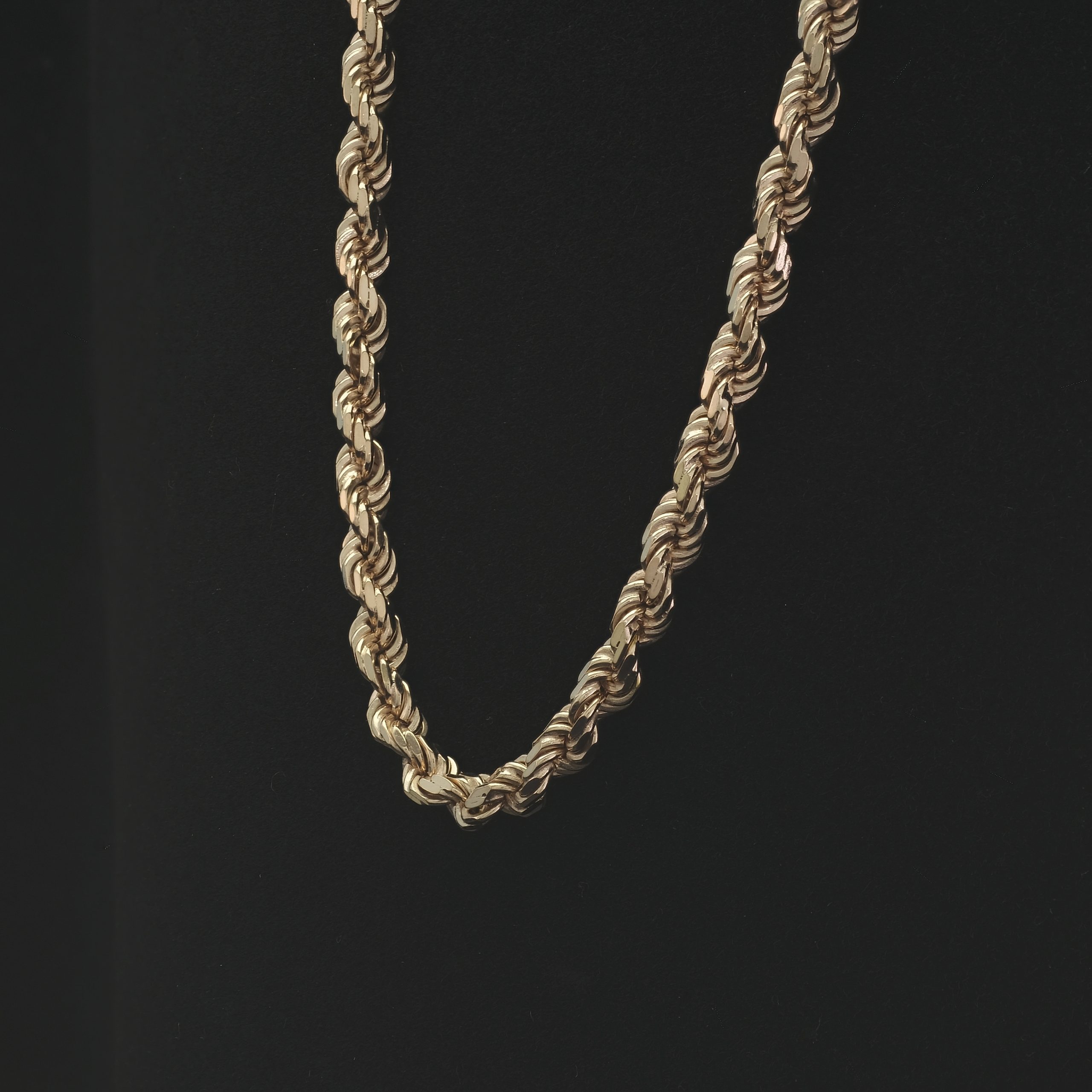 9ct Rose Gold Rope Chain 28\