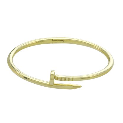 9ct Yellow Gold Nail Bangle