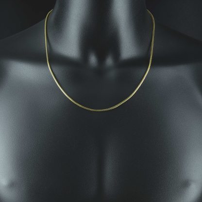 18ct Yellow Gold Franco Chain 21.5″ 2mm - Image 2