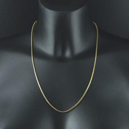 18ct Yellow Gold Franco Chain 21.5″ 2mm - Image 3