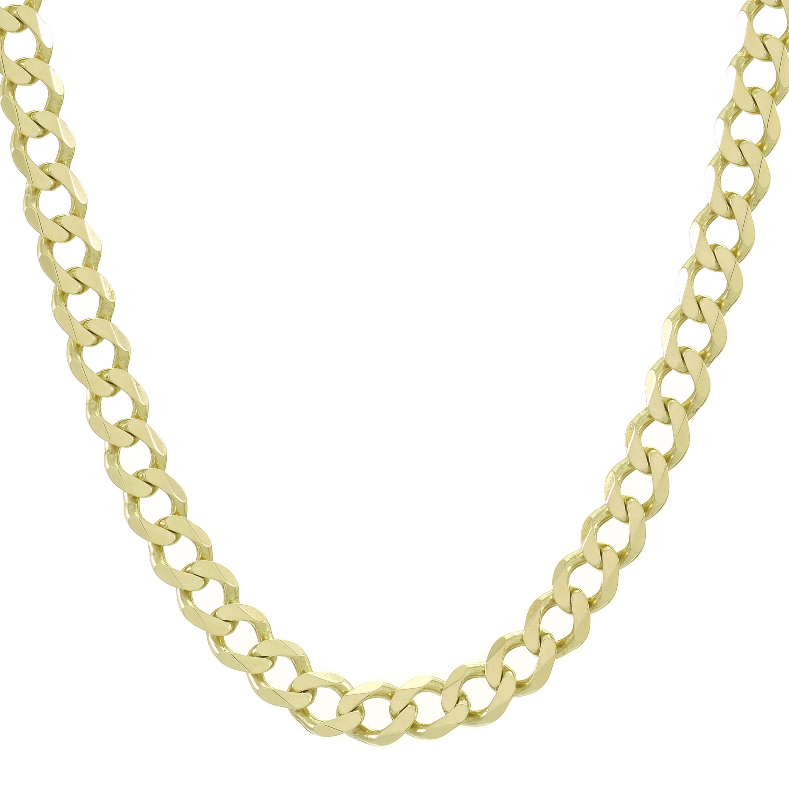 9ct Yellow Gold Curb Chain 24
