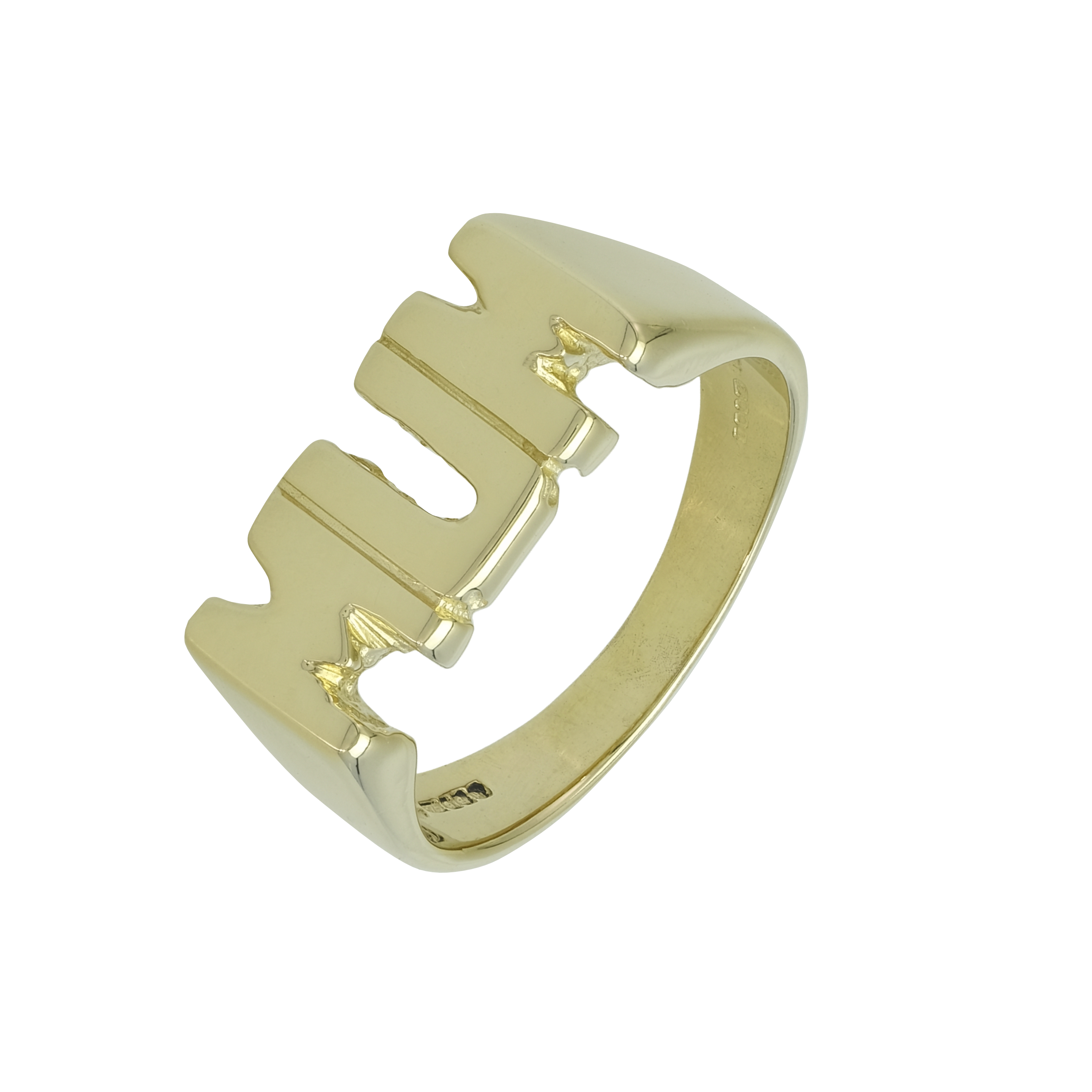 9ct Yellow Gold “MUM” Ring
