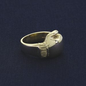 9ct Yellow Gold Boxing Glove Ring