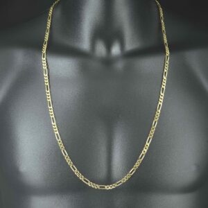 9ct Yellow Gold Figaro Chain 30.5″ 5mm